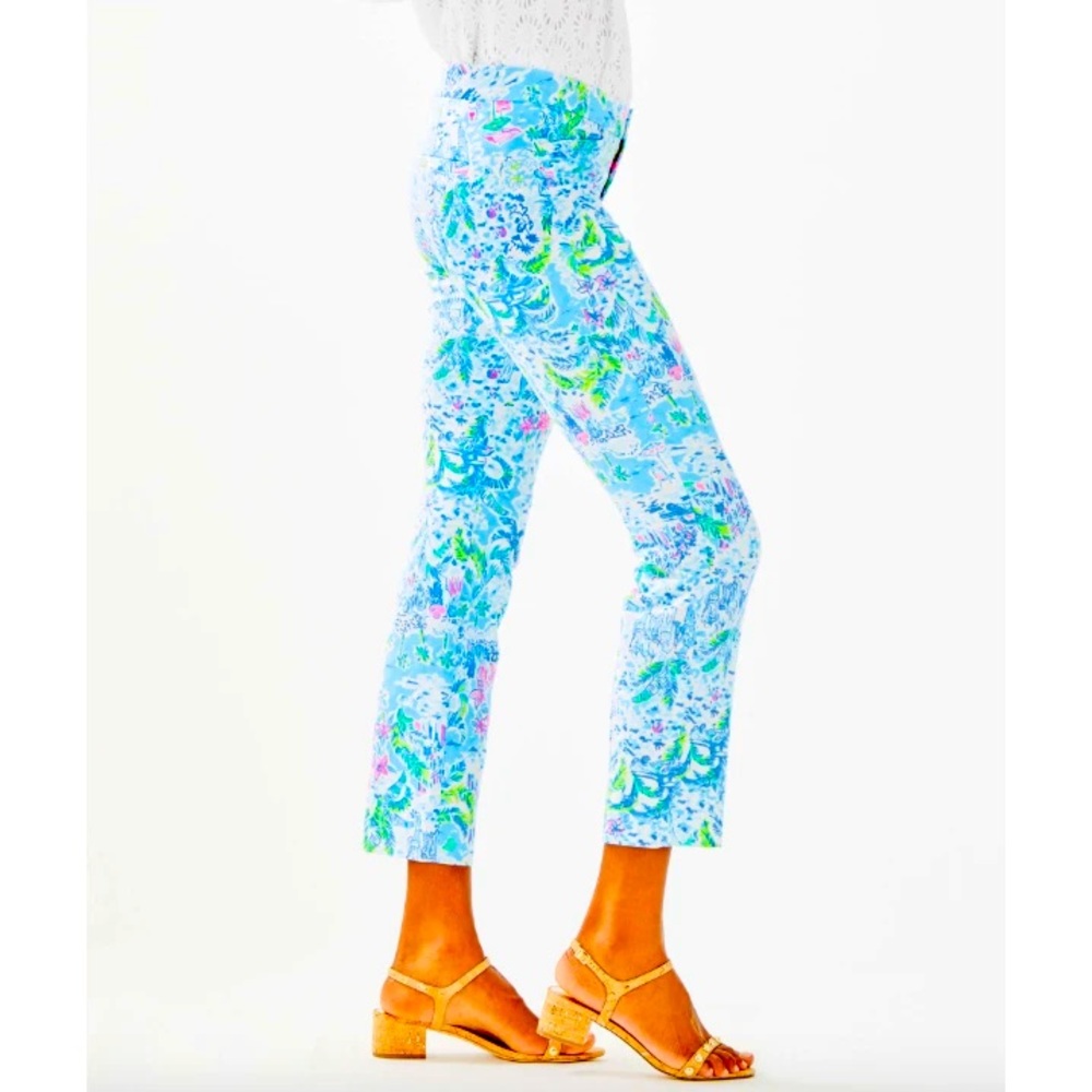LILLY PULITZER 27" KELLY PANT WHAT A LOVELY PLACE
